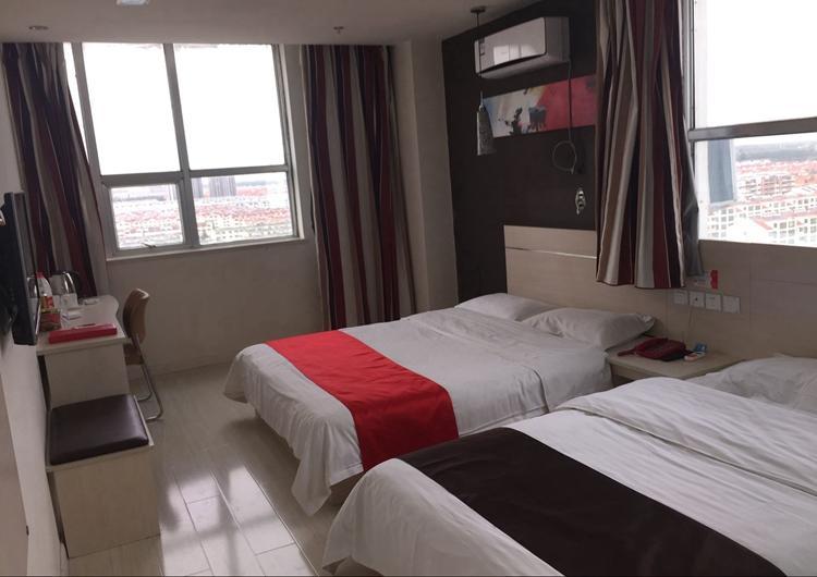 Thank Inn Chain Hotel Shandong Qingdao Laixi Nanjing Road Dış mekan fotoğraf